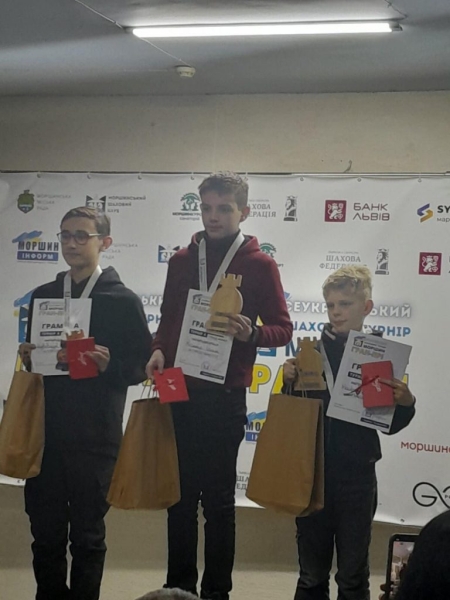   Юний дубенчанин здобув І місце на Всеукраїнському шаховому турнірі