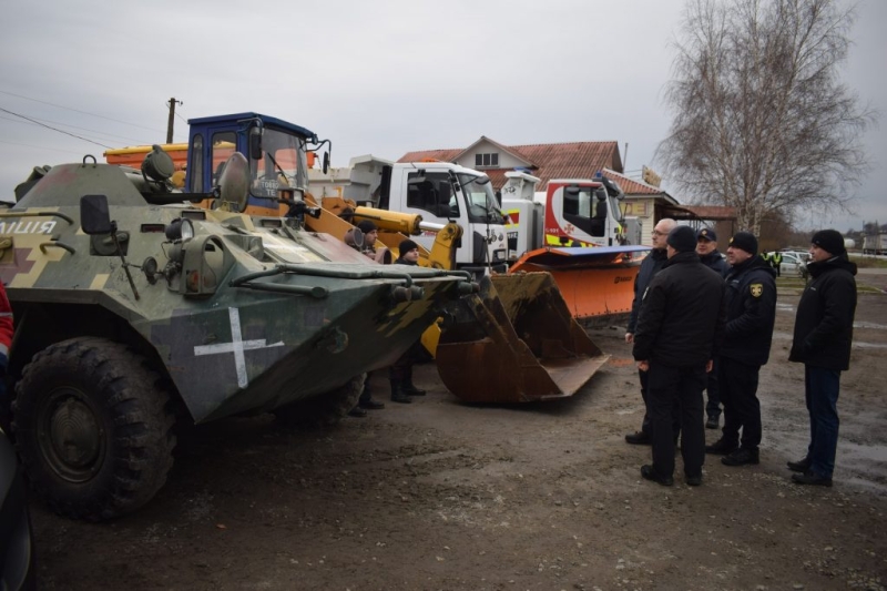   На Дубенщині пройшли командно-штабні навчання з ліквідації наслідків негоди