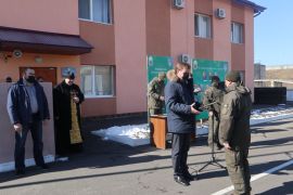Привітали військовослужбовців Національної гвардії України 
