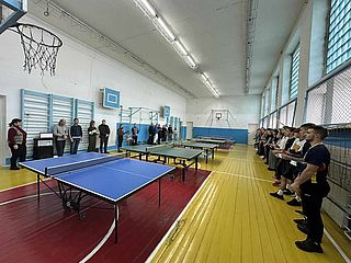 Змагання з тенісу настільного серед учнівської молоді