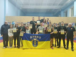 У Дубні проведено відкритий чемпіонат Рівненської області з вільної боротьби