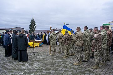 Дубенчани провели в останню путь загиблого Героя Назара Наумчука