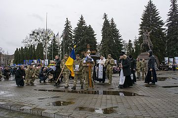 Дубенчани віддали останню шану Герою Сергію Кошелюку 