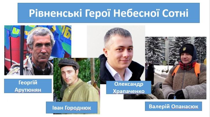 У Вараській громаді вшанували пам&#039;ять Героїв Небесної Сотні