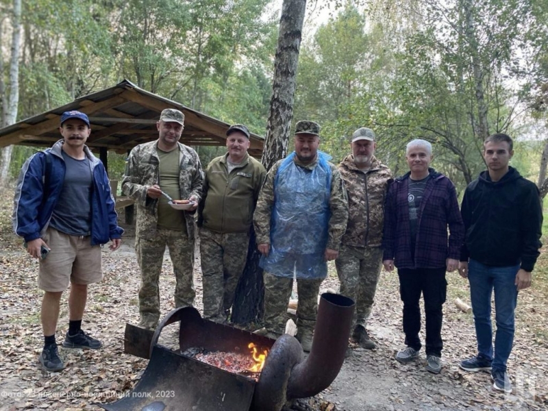   До військових з Дубенщини завітав відомий телеведучий Костянтин Грубич (ФОТО)