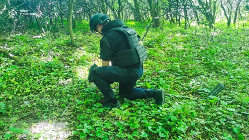 На Дубенщині піротехніки ДСНС знищили два боєприпаси часів Другої світової війни