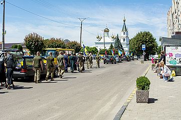 Дубенчани віддали останню шану воїну-герою Сергію Алєксєєнку