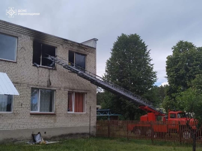 Психоневрологічний інтернат на Рівненщині підпалив підопічний