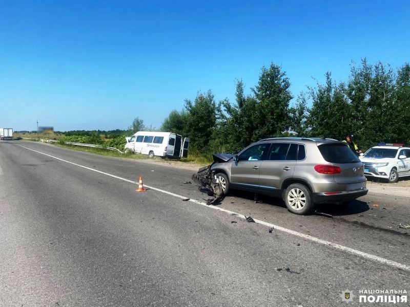 У ДТП потрапила маршрутка «Рівне-Дубровиця»