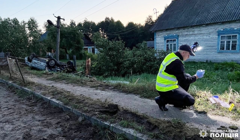 В аварії у Сарненському районі розбився 19-річний водій