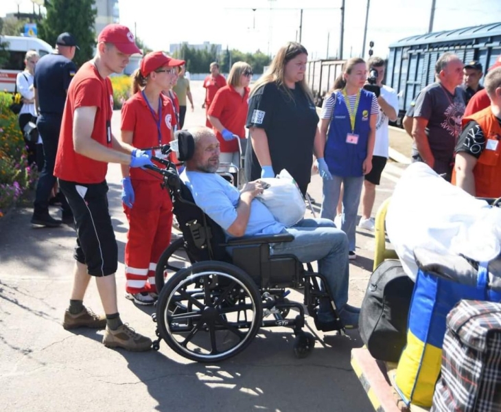 На Рівненщину прибув 12-й евакуаційний поїзд із Донеччини