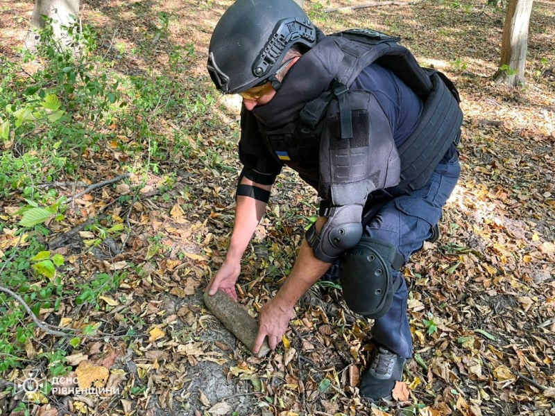 На Дубенщині сапери знищили артснаряди часів Другої світової війни