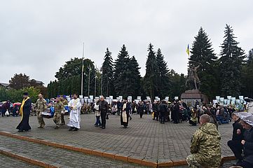 Дубенчани віддали останню шану воїну-Герою Юрію Брилю