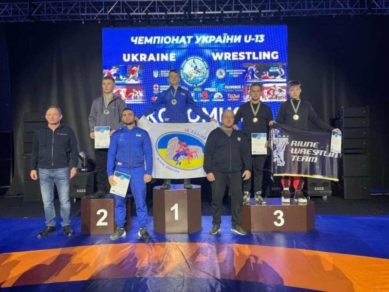 Вихованці Рівненської ДЮСШ здобули нагороди на Чемпіонаті України з вільної боротьби