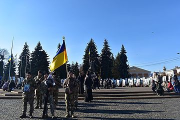 Дубенчани прощалися із полеглим захисником Борисом ІЄВЛЄВИМ