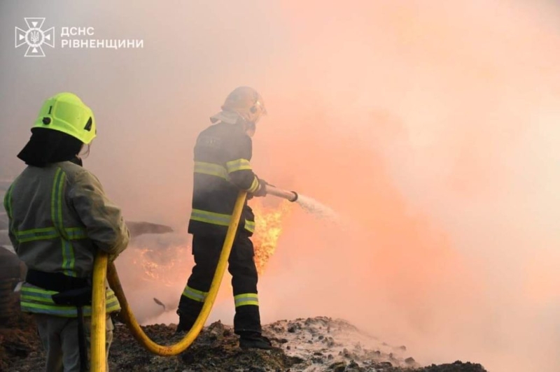 СБУ розпочала кримінальне провадження за фактом ворожого обстрілу об’єкта інфраструктури на Рівненщині