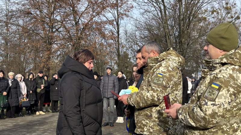 У День Гідності та Свободи в Сарнах посмертно відзначили прикордонників