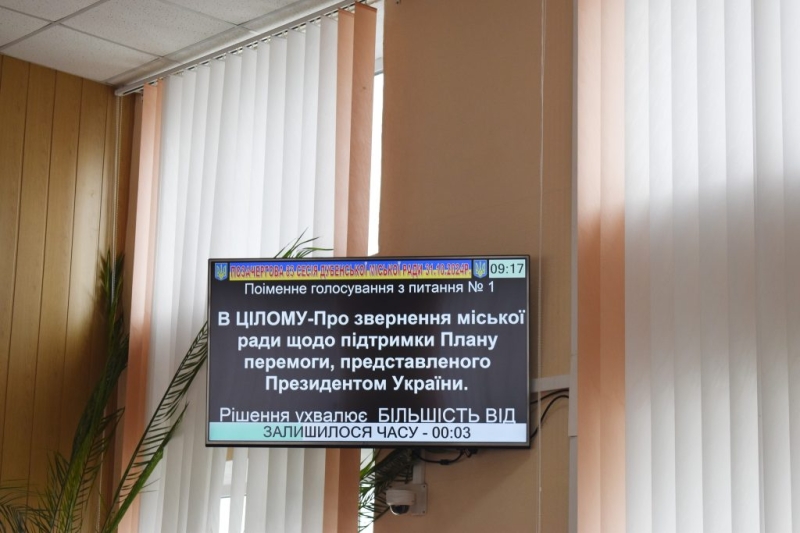 У Дубні депутати підтримали План перемоги та звернулись до закордонних громад