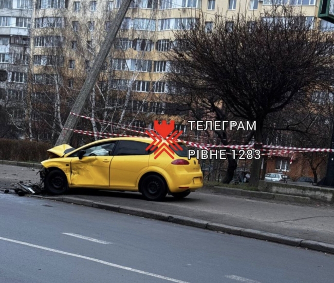 У Рівному винуватець ДТП втік