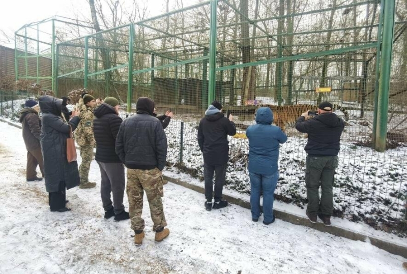 Для поранених Героїв організували екскурсію рівненським зоопарком