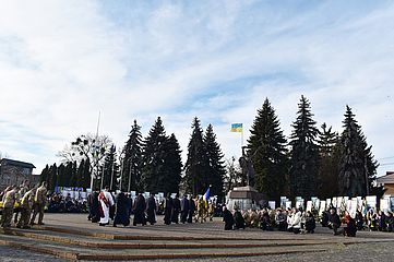 Дубенчани віддали останню шану Герою Володимиру Юзюку