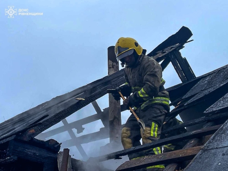 У пожежі загинула пенсіонерка із Сарненського району